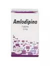 Amlodipino 5 mg Caja Con 30 Tabletas