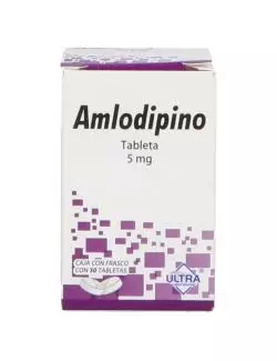 Amlodipino 5 mg Caja Con 30 Tabletas