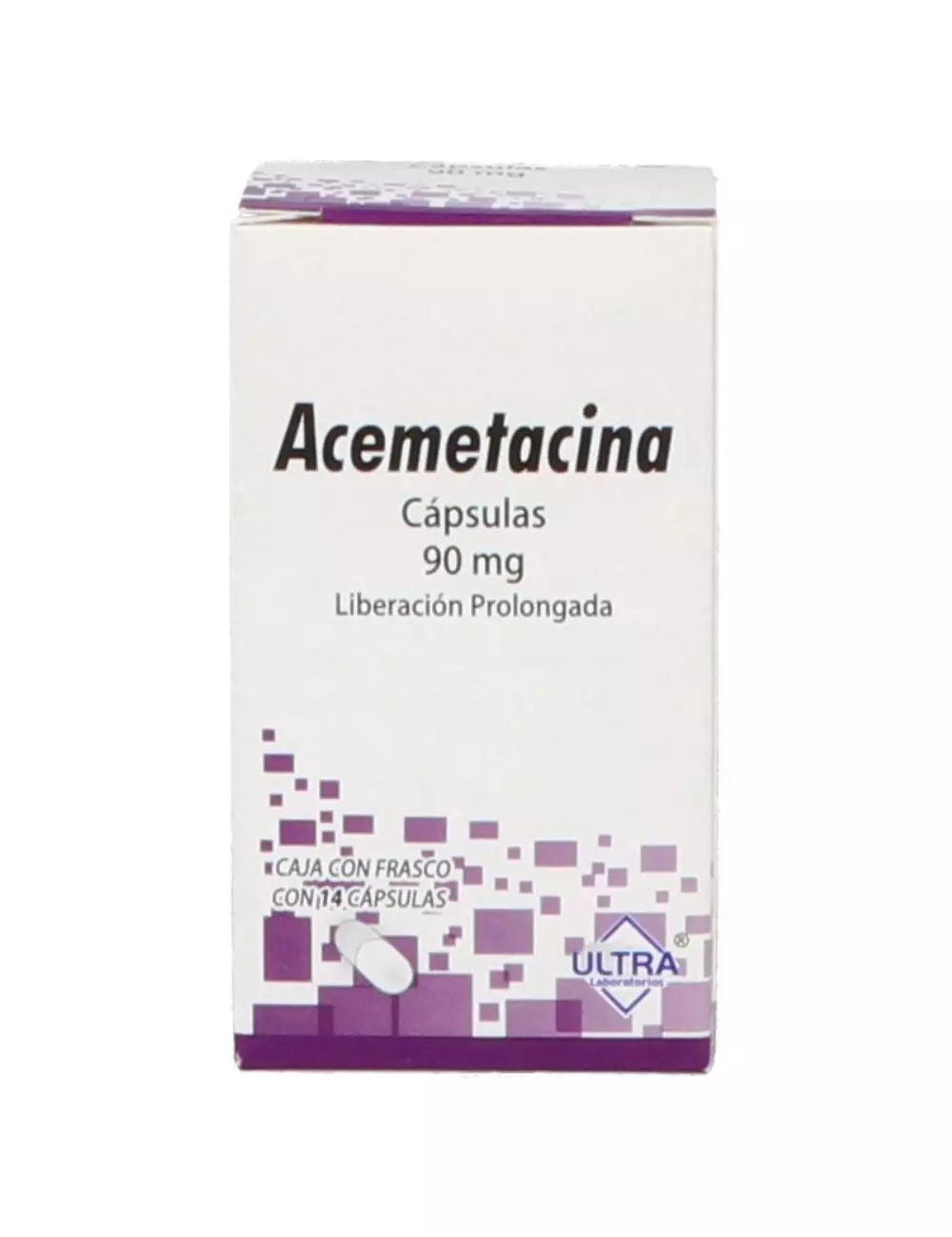 ACEMETACINA 90 mg Caja Con 14 Cápsulas