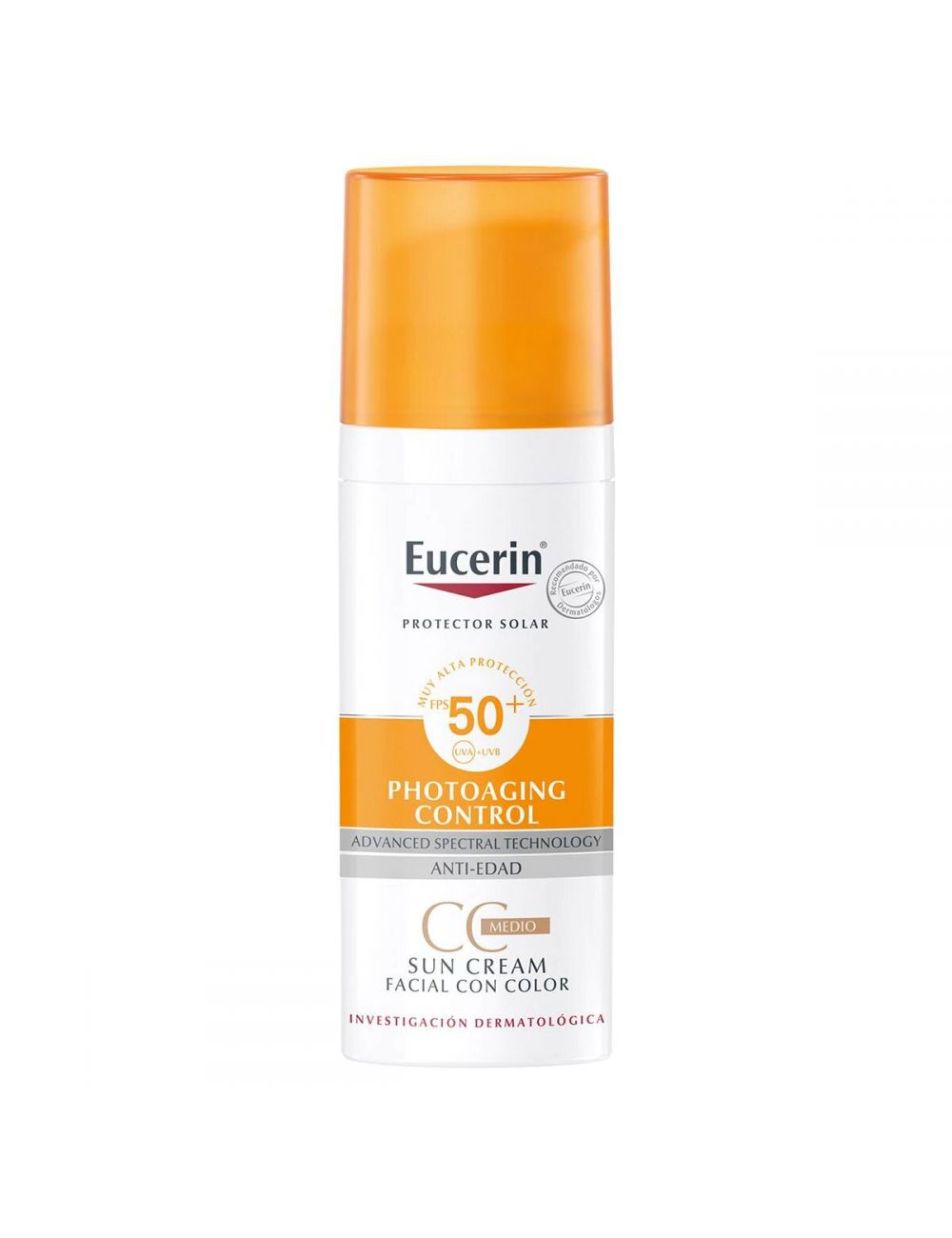 Eucerin Sun CC Creme Tono Medio FPS 50+ 50 mL
