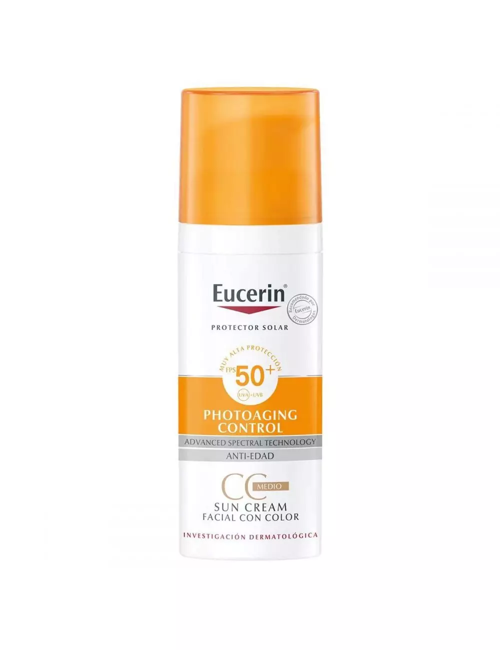 Eucerin Sun CC Creme Tono Medio FPS 50+ 50 mL