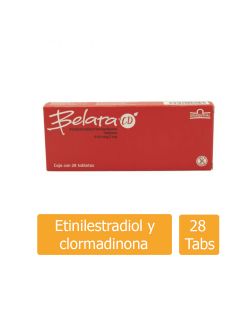 Belara Cd 0.03 mg/2 mg Caja Con 28 Tabletas
