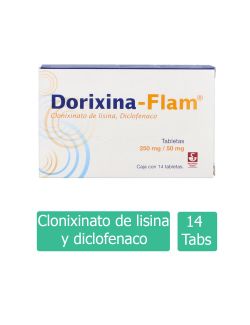 Dorixina Flam 250 mg / 50 mg Caja Con 14 Tabletas