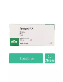 Evastel Z 20 mg Caja Con 10 Obleas