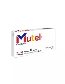 Mutel 90 mg Caja Con 14 Tabletas