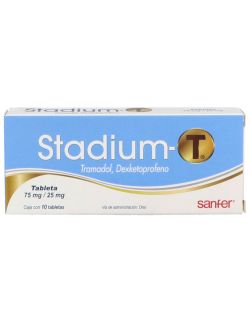 Stadium T 75 mg/25 mg Caja Con 10 Tabletas