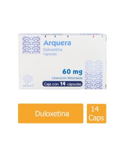 Arquera 60 mg Caja Con 14 Cápsulas de Liberación Retardada