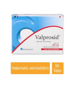 Valprosid 500 mg 30 Tabletas de Liberación Retardada