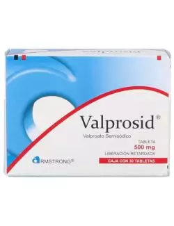 Valprosid 500 mg 30 Tabletas de Liberación Retardada