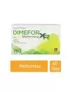 Dimefor Xr 750 mg Caja Con 60 Tabletas de Liberación Prolongada