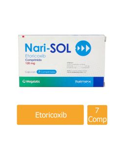 Narisol 120 mg Caja Con 7 Comprimidos
