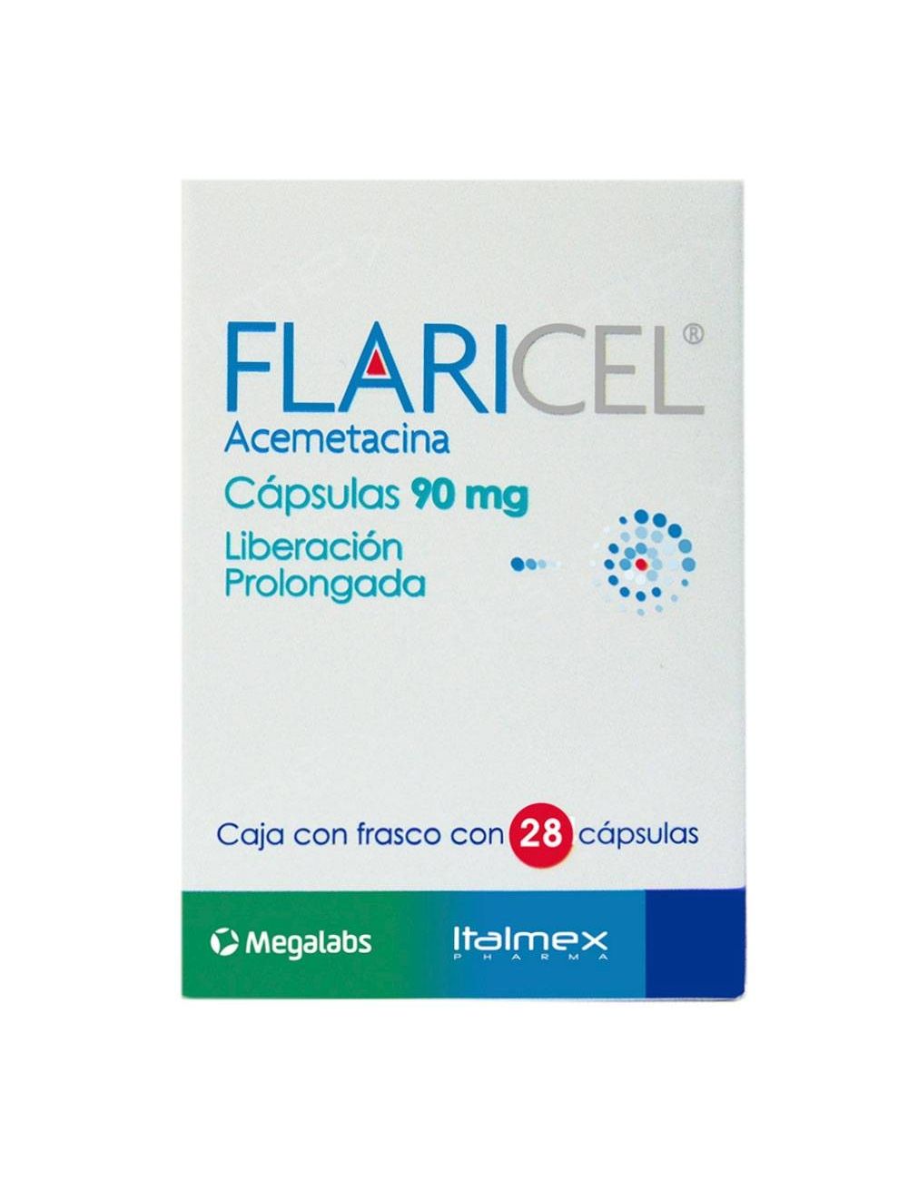 Flaricel 90 mg Caja Con 28 Cápsulas De Liberación Prolongada