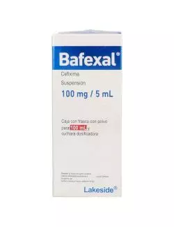 Bafexal 100 mg/5mL Suspensión Frasco Con Polvo Para 100 mL - RX2