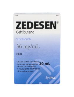 Zedesen 36 mg/mL Suspensión Caja Con Frasco Con Polvo Para 30 mL