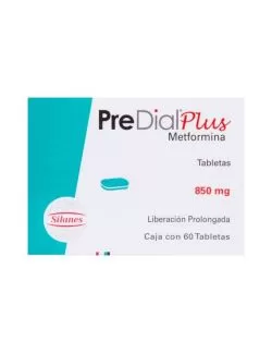 Pre Dial Plus 850 mg Caja Con 60 Tabletas