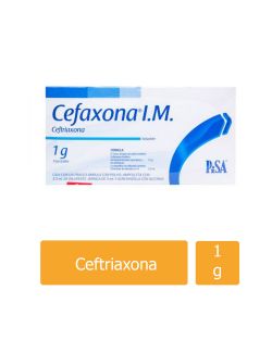 Cefaxona Im Solución Inyectable Frasco Ámpula 1 g 3Pack - RX2