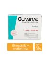 Glimetal 2 mg/1000 mg Caja Con 30 Tabletas