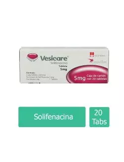 Vesicare® (Solifenacina) 5 mg | 20 Tabletas | ASOFARMA