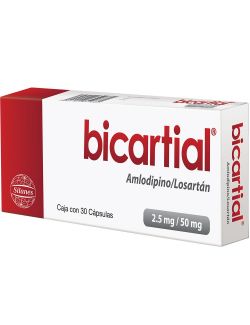 Bicartial 2.5 mg/50 mg Caja Con 30 Cápsulas