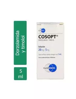 Cosopt® 20mg/5mg - 5ml (Dorzolamida/Timolol) - Mundipharma