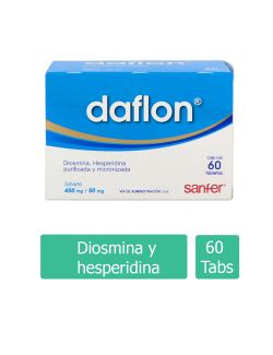 Daflon 450 mg/50 mg 60 Tabletas