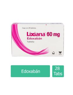Lixiana 60 mg Caja Con 28 Tabletas