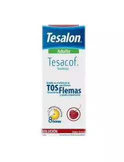 Tesalon Tesacof Adulto Solución  160 mg Caja Con Frasco Con 100 mL