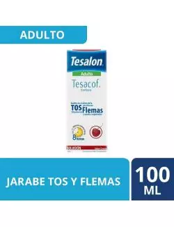 Tesalon Tesacof Adulto Solución  160 mg Caja Con Frasco Con 100 mL