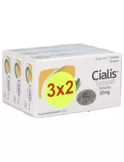 Cialis 20 mg 1 Tableta 3 pack