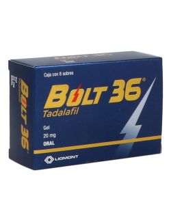 Bolt 36 20 mg oral 8 Sobre con Gel