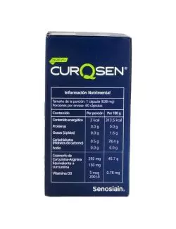 Curqsen Suplemento Alimenticio 60 Cápsulas  638 mg