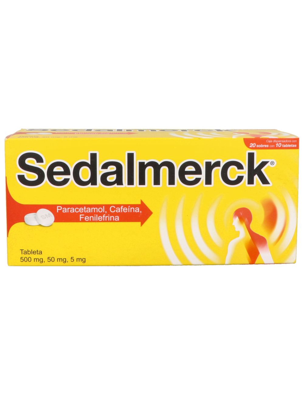 Sedalmerck 500 mg  200 Tabletas Nueva Fórmula
