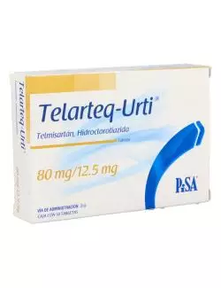 Telarteq-URTI 80/12.5 mg 14 Tabletas
