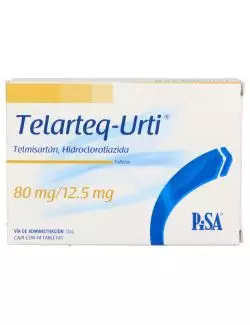 Telarteq-URTI 80/12.5 mg 14 Tabletas