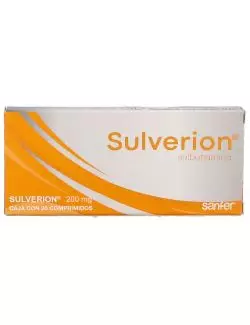 Sulverion 200 mg caja con  20 Comprimidos