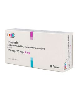 Trinomia 100/20/5mg  caja con 28 Cápsulas