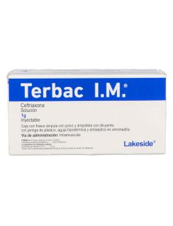 Terbac I.M. 1g Solución Inyectable fa-amp-RX2