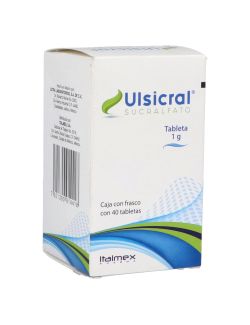 Ulsicral 1 g Frasco con 40 Tabletas
