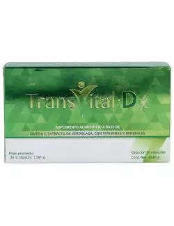 Transvital D 46.83g Suplemento Alimenticio 30 Cápsulas