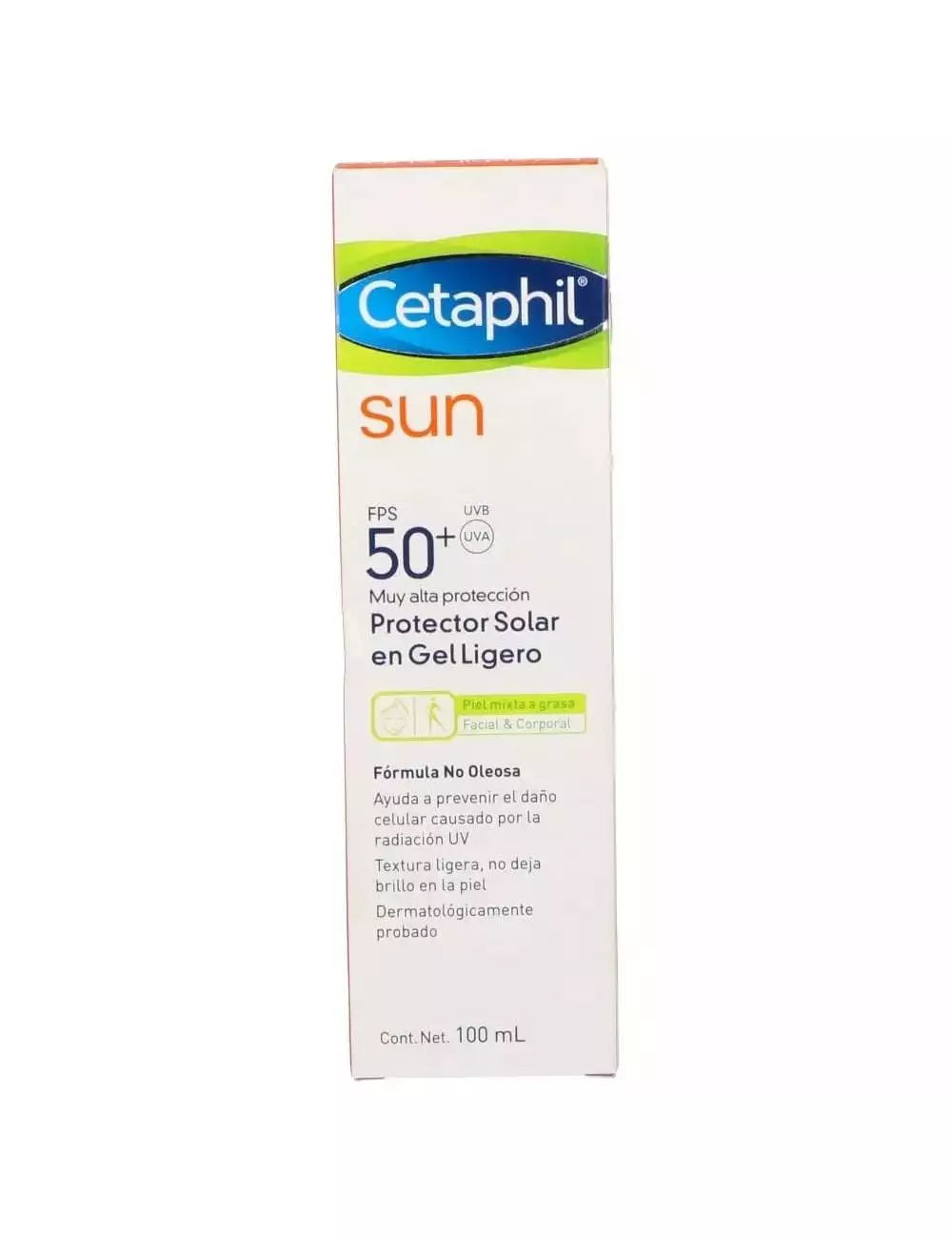 Cetaphil Sun FPS +50 Gel Ligero De 100 ml