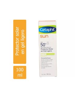 Cetaphil Sun FPS +50 Gel Ligero De 100 ml