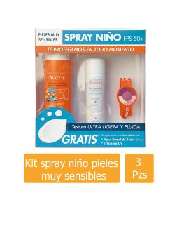 Kit Avène Spray Niño Pieles Muy Sensibles 3 Piezas