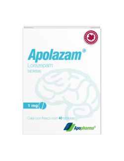 Apolazam 1 mg Caja Con Frasco Con 40 Tabletas - RX1