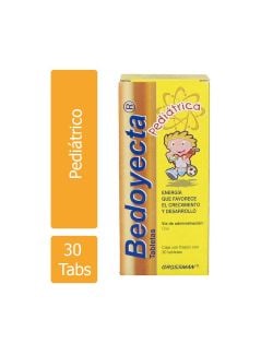 Bedoyecta Pediátrica Caja Con Frasco Con 30 Tabletas