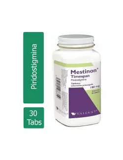 Mestinon Timespan 180 mg Caja Con 1 Frasco con 30 Tabletas