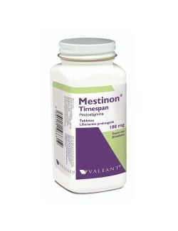 Mestinon Timespan 180 mg Caja Con 1 Frasco con 30 Tabletas