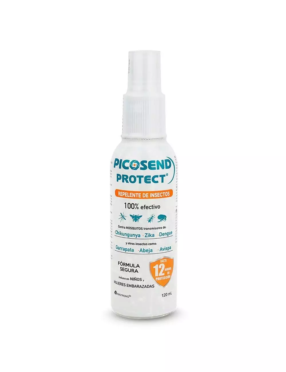 Picosend Protect Repelente De Insectos En Spray Con 120 mL