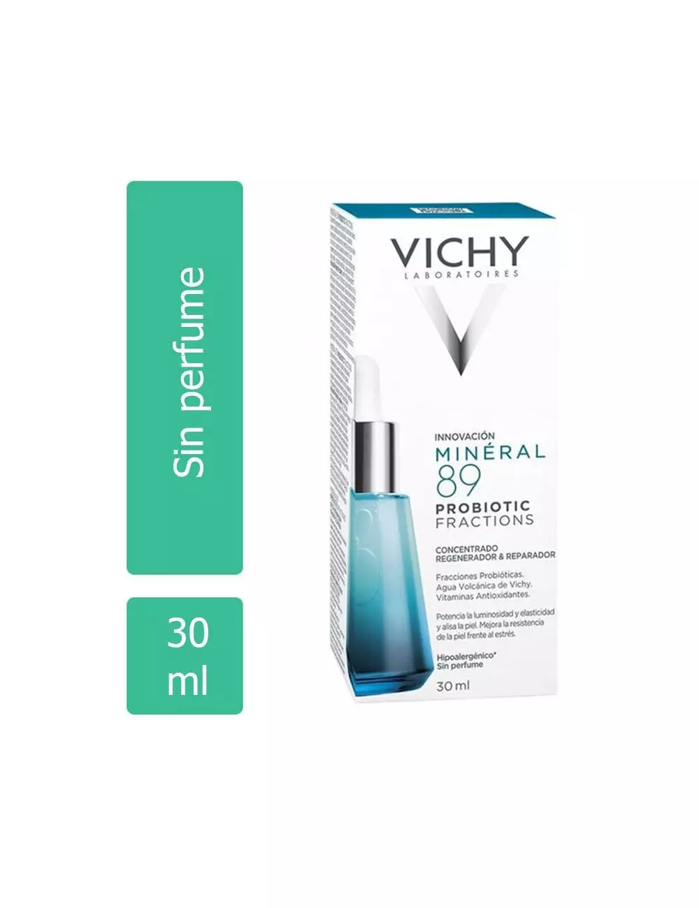 MINÉRAL 89 30 mL - Caja con frasco | Concentrado regenerador y reparador | Vichy Laboratoires