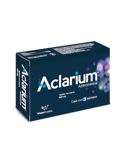 Aclarium Azitromicina 500 mg con 3 Tabletas