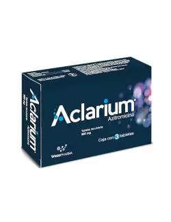 Aclarium Azitromicina 500 mg con 3 Tabletas